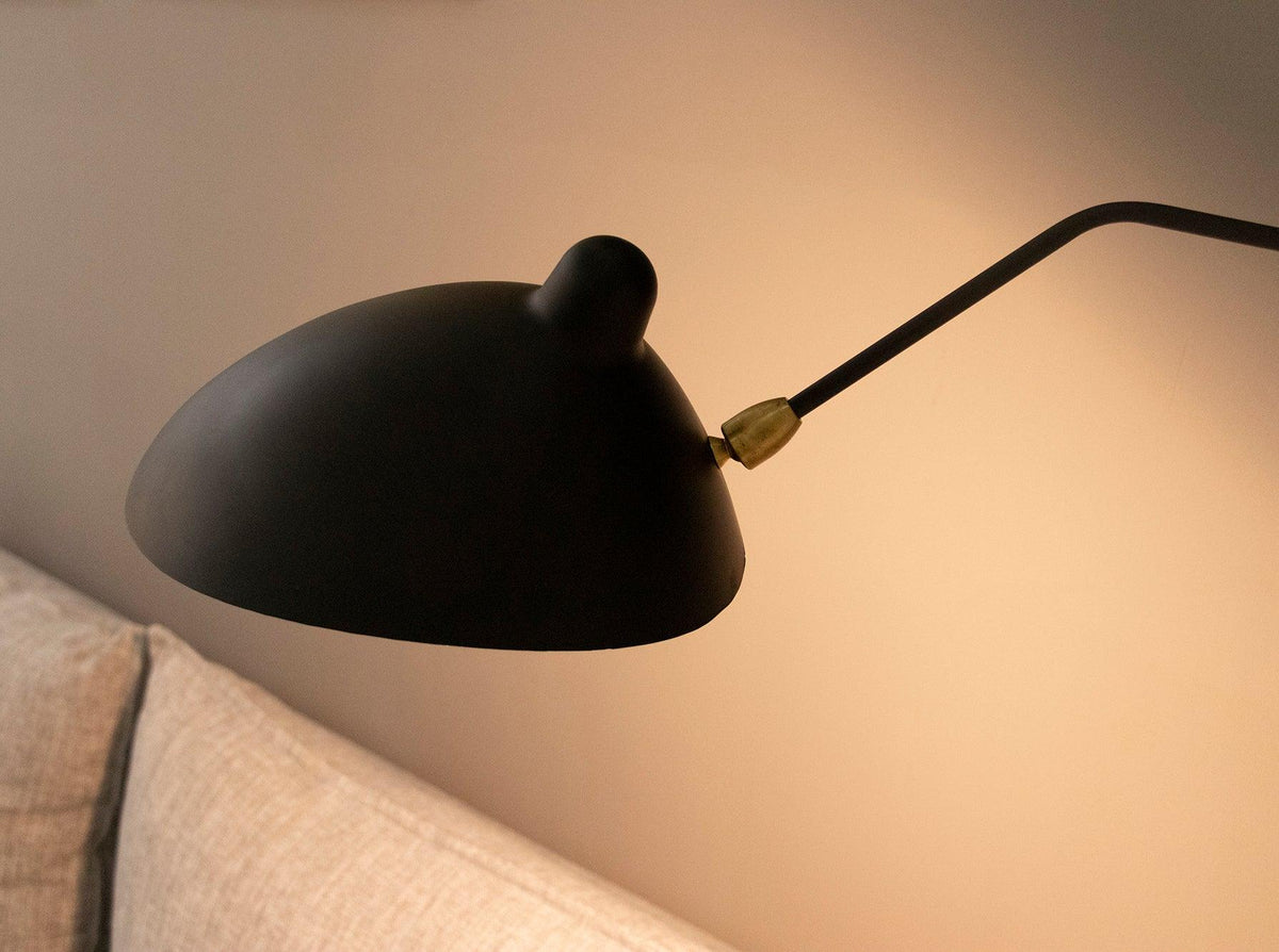 Applique Serge Mouille - Lampe Murale Design - Bras Mobiles