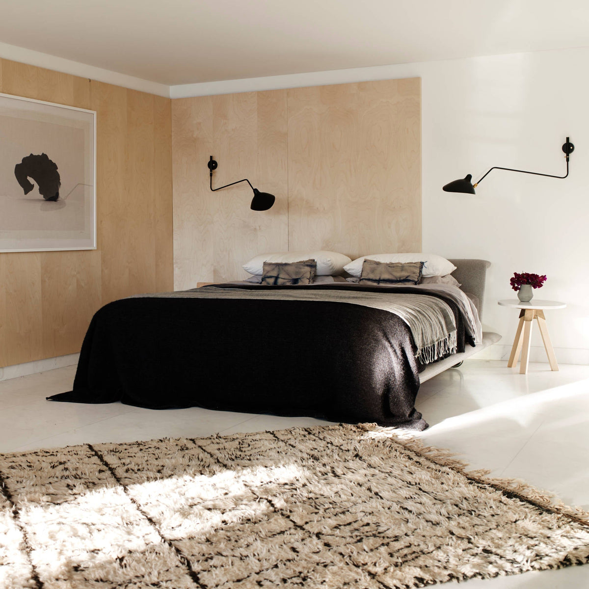 Applique Serge Mouille - Lampe Murale Design - Bras Mobiles