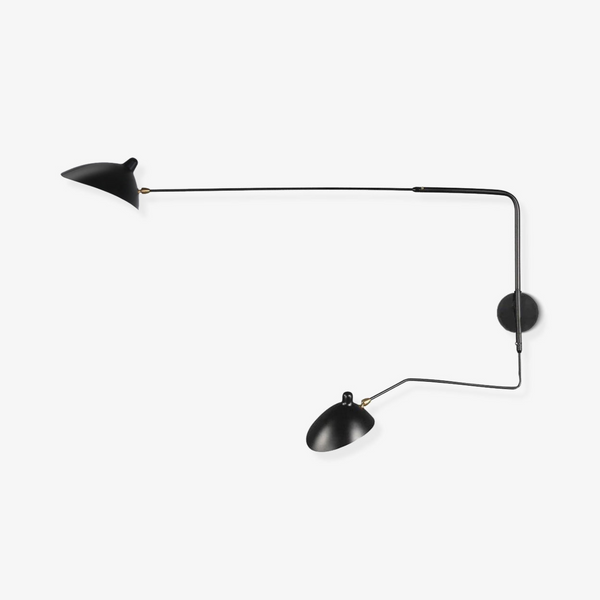 Applique Serge Mouille - Lampe Murale Design - Bras Mobiles