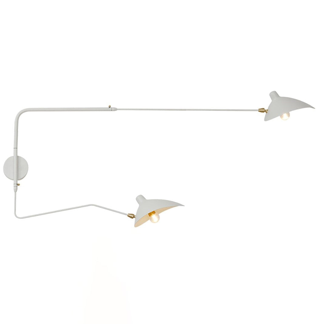 Applique Serge Mouille - Lampe Murale Design - Bras Mobiles