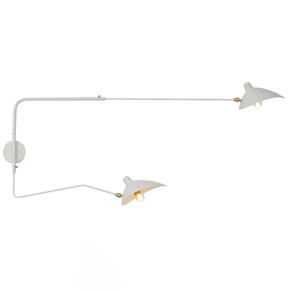 Applique Serge Mouille - Lampe Murale Design - Bras Mobiles