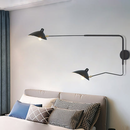 Applique Serge Mouille - Lampe Murale Design - Bras Mobiles