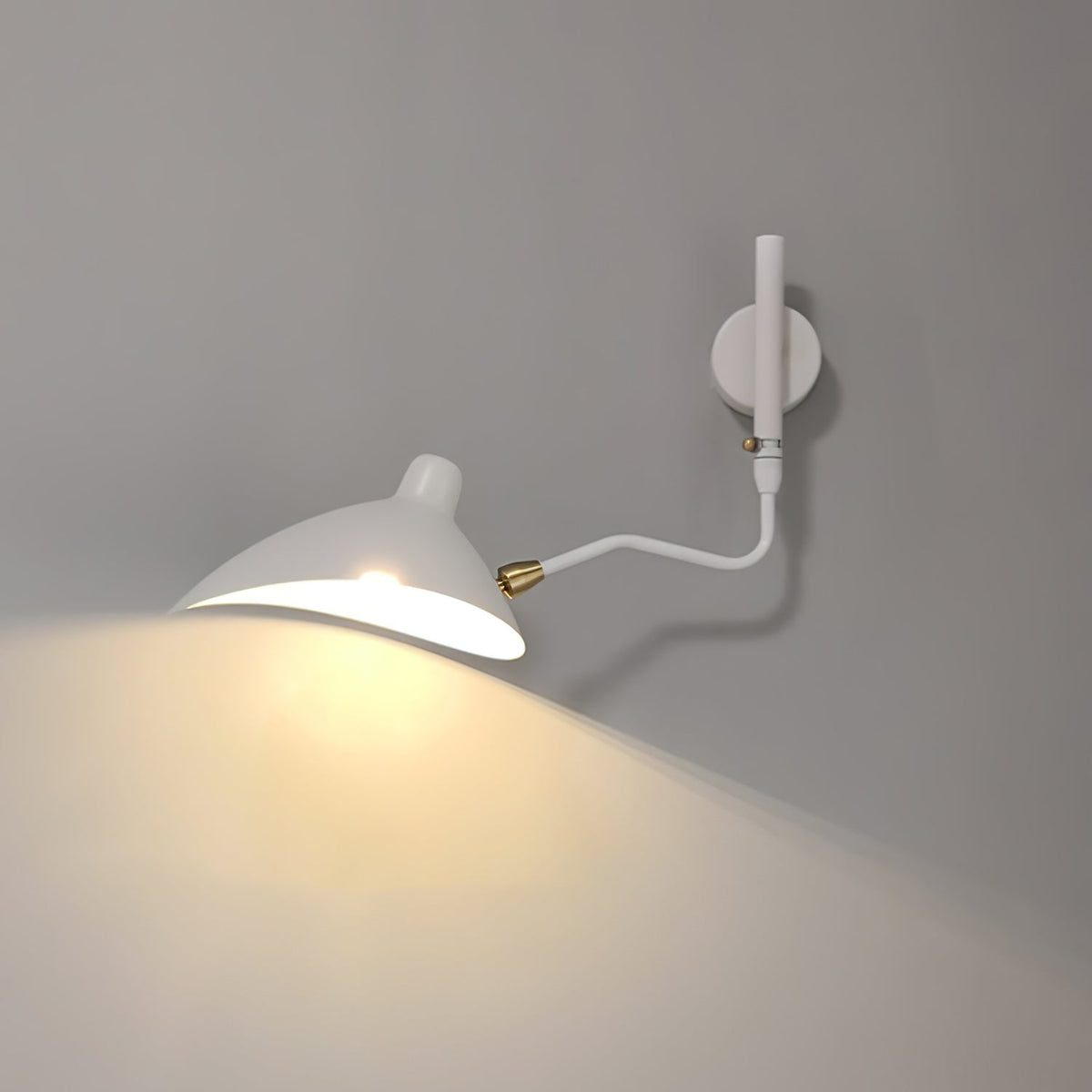 Applique Serge Mouille - Lampe Murale Design - Bras Mobiles