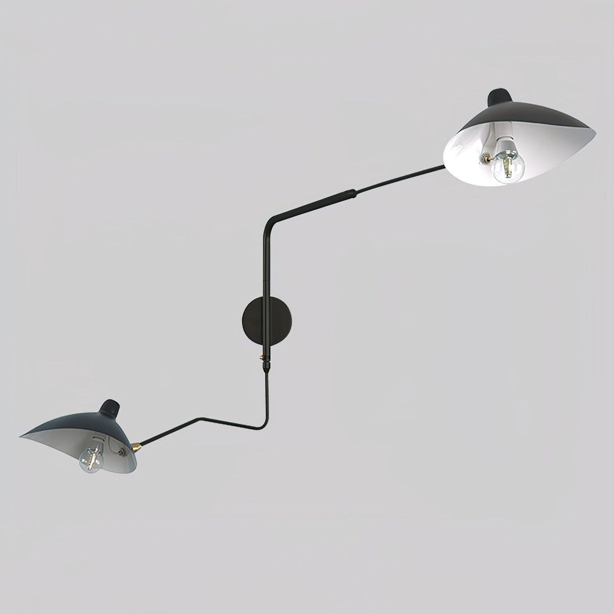 Applique Serge Mouille - Lampe Murale Design - Bras Mobiles