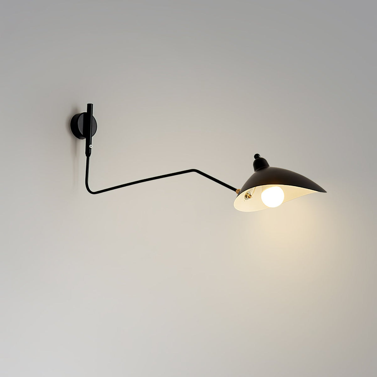 Applique Serge Mouille - Lampe Murale Design - Bras Mobiles