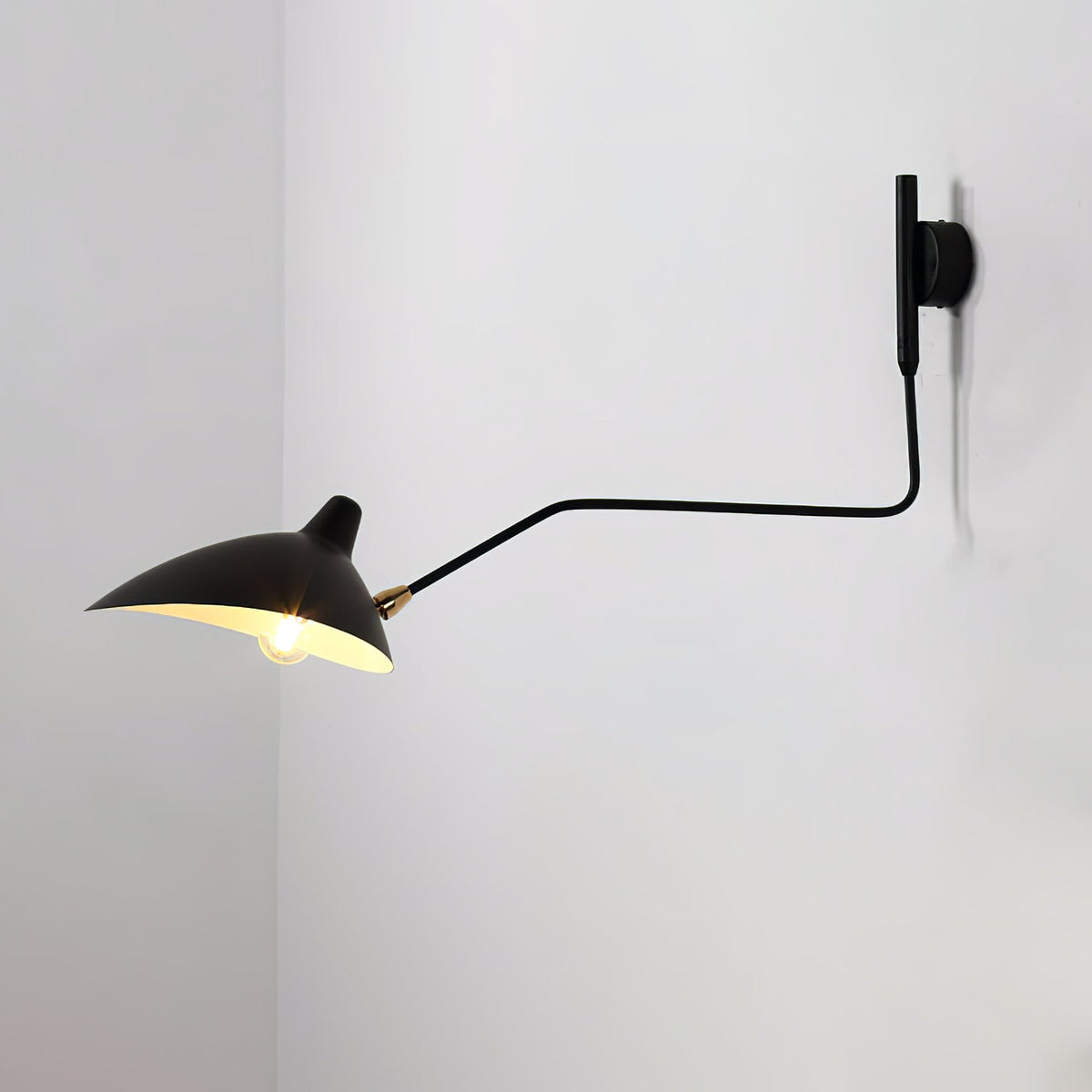 Applique Serge Mouille - Lampe Murale Design - Bras Mobiles