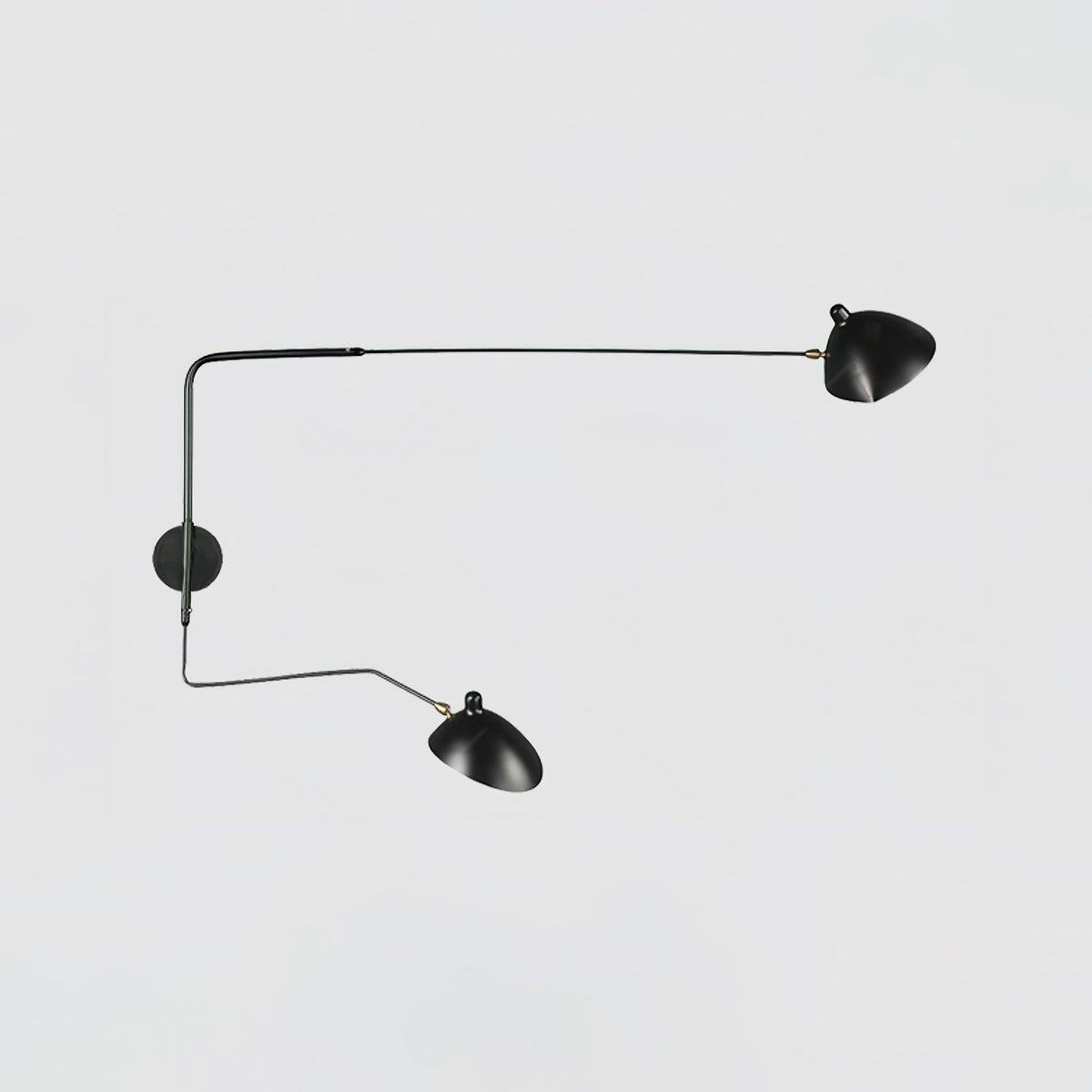 Applique Serge Mouille - Lampe Murale Design - Bras Mobiles