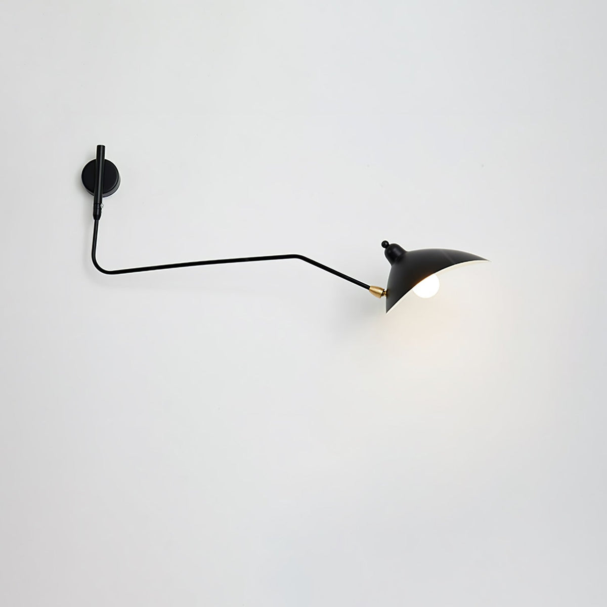 Applique Serge Mouille - Lampe Murale Design - Bras Mobiles