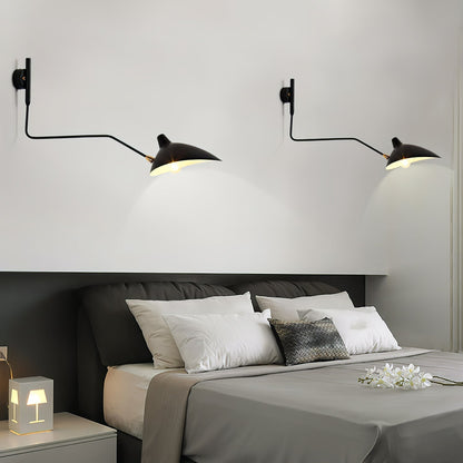 Applique Serge Mouille - Lampe Murale Design - Bras Mobiles