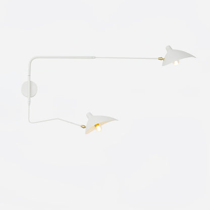 Applique Serge Mouille - Lampe Murale Design - Bras Mobiles