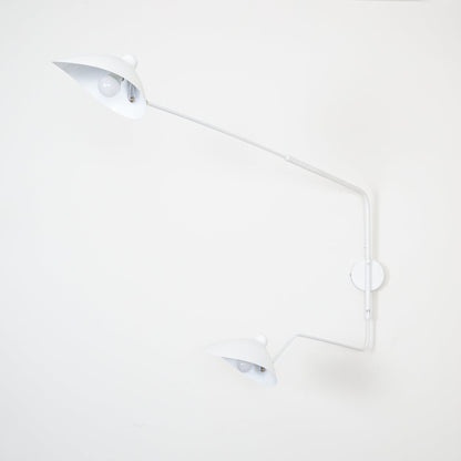 Applique Serge Mouille - Lampe Murale Design - Bras Mobiles