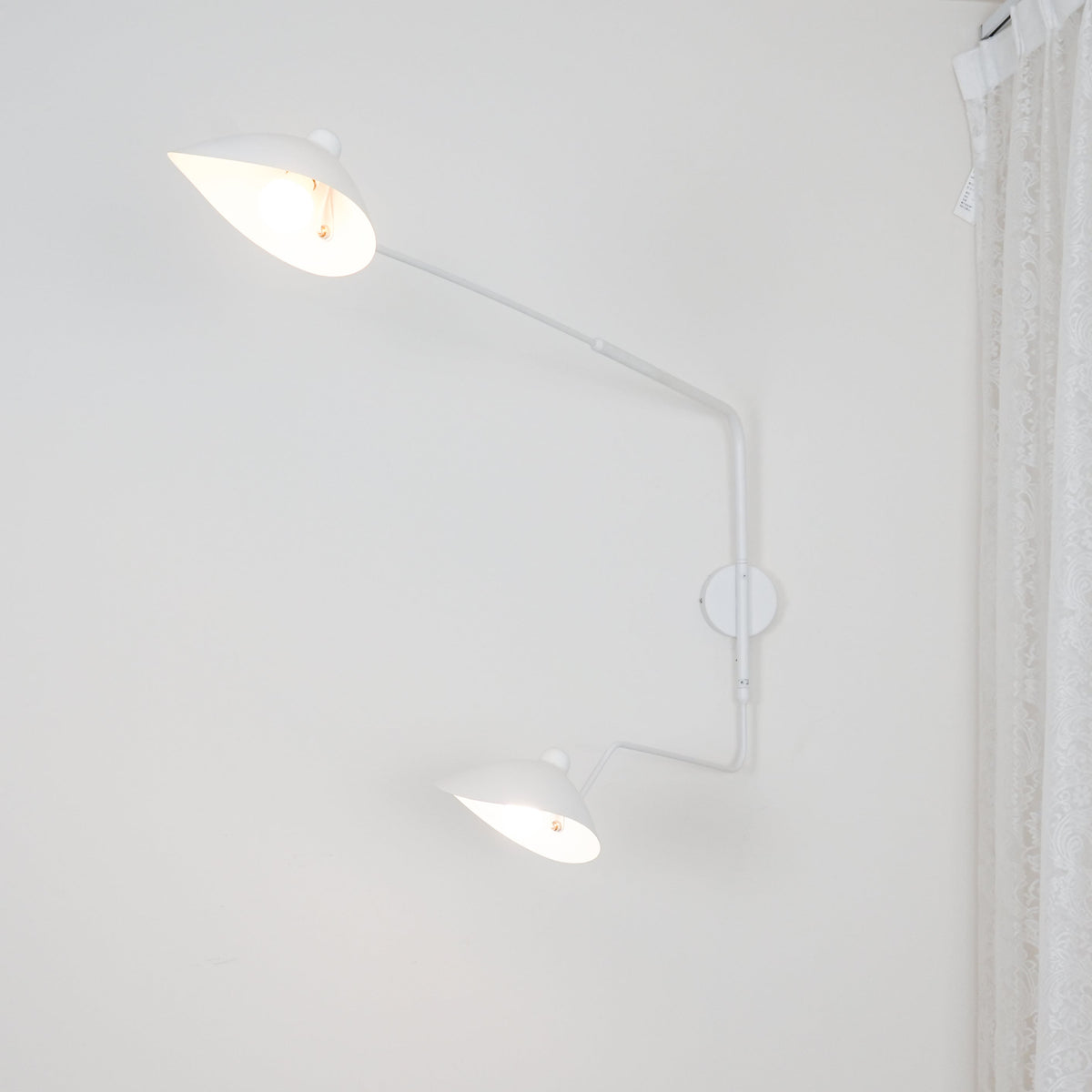 Applique Serge Mouille - Lampe Murale Design - Bras Mobiles