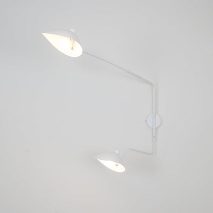 Applique Serge Mouille - Lampe Murale Design - Bras Mobiles