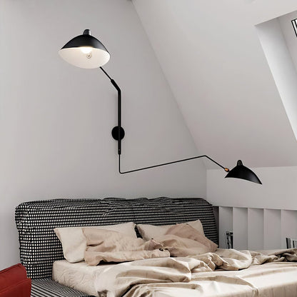 Applique Serge Mouille - Lampe Murale Design - Bras Mobiles