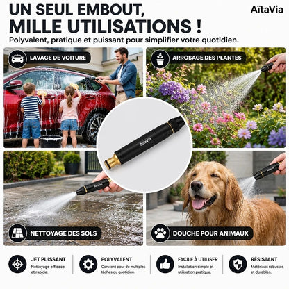 Aquéta – Pistolet Arrosage Haute Pression