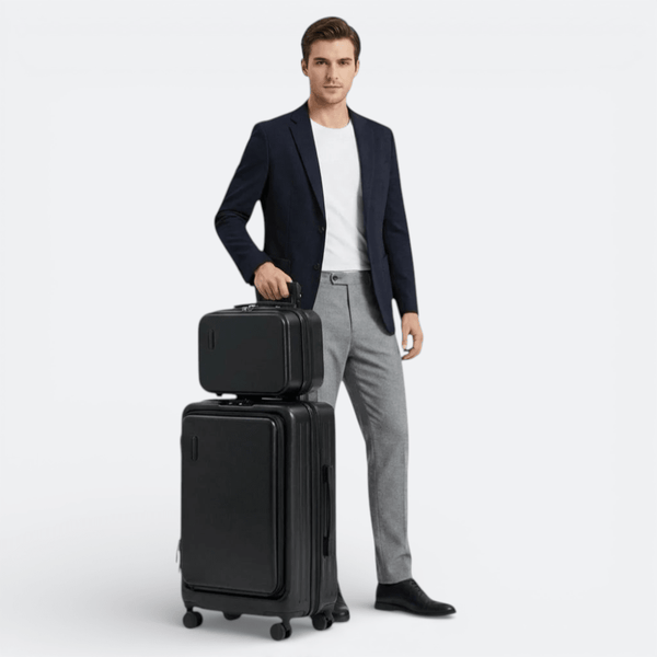 Bagage à Main Serrure TSA Bleu Gris - | AïtaVia