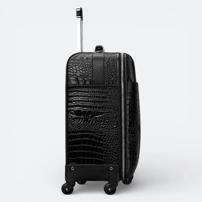 Bagage Voyage Cuir Homme Noir Profond - | AïtaVia