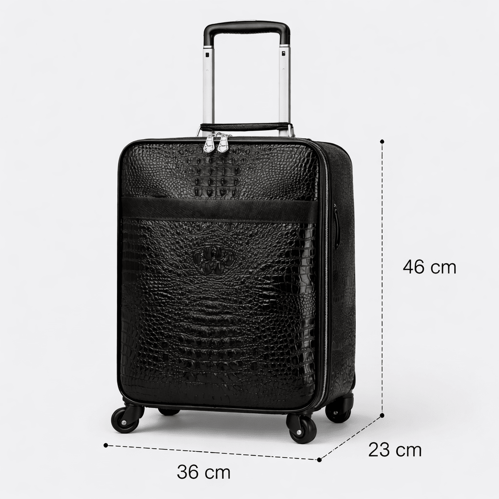 Bagage Voyage Cuir Homme Noir Profond - | AïtaVia