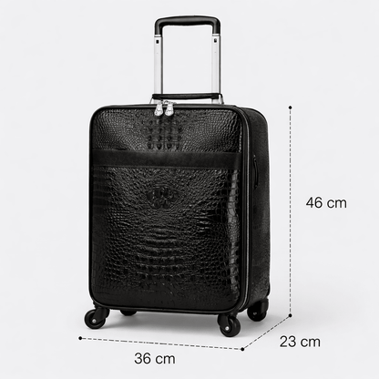 Bagage Voyage Cuir Homme Noir Profond - | AïtaVia