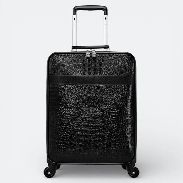 Bagage Voyage Cuir Homme Noir Profond - | AïtaVia