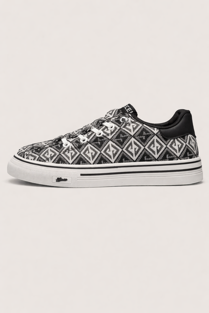Baskets Basses pour Hommes Imprimées - Style Quotidien et Confort