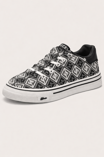 Baskets Basses pour Hommes Imprimées - Style Quotidien et Confort
