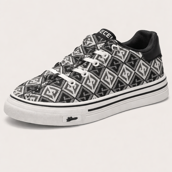 Baskets Basses pour Hommes Imprimées - Style Quotidien et Confort