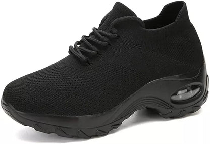 Baskets Confortables pour Femmes - Maille Respirante & Coussin d'Air