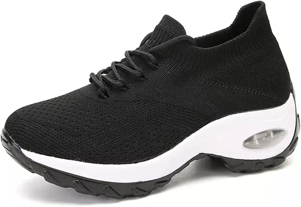 Baskets Confortables pour Femmes - Maille Respirante & Coussin d'Air