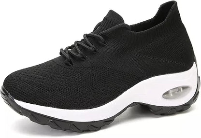 Baskets Confortables pour Femmes - Maille Respirante & Coussin d'Air