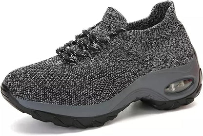 Baskets Confortables pour Femmes - Maille Respirante & Coussin d'Air