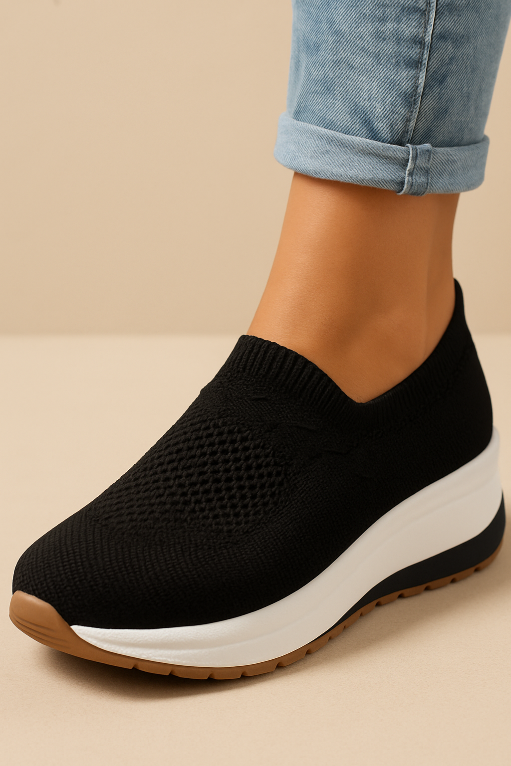 Baskets Respirantes Élégantes Femme - Confort Ultime Sans Lacets
