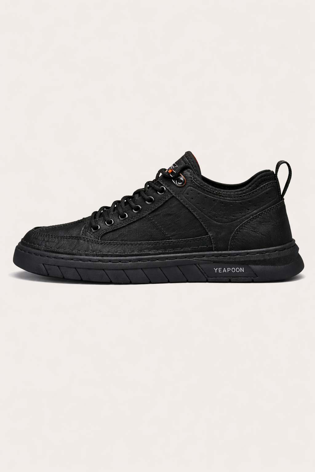 Baskets Hommes Effet Cuir – Confort et Style Urbain