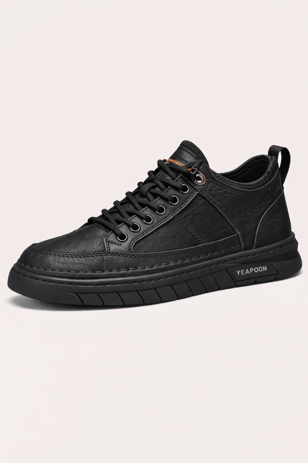Baskets Hommes Effet Cuir – Confort et Style Urbain