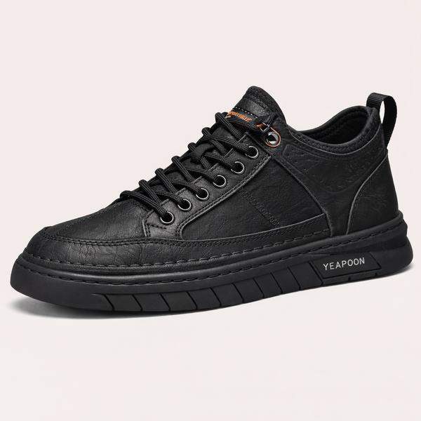 Baskets Hommes Effet Cuir – Confort et Style Urbain