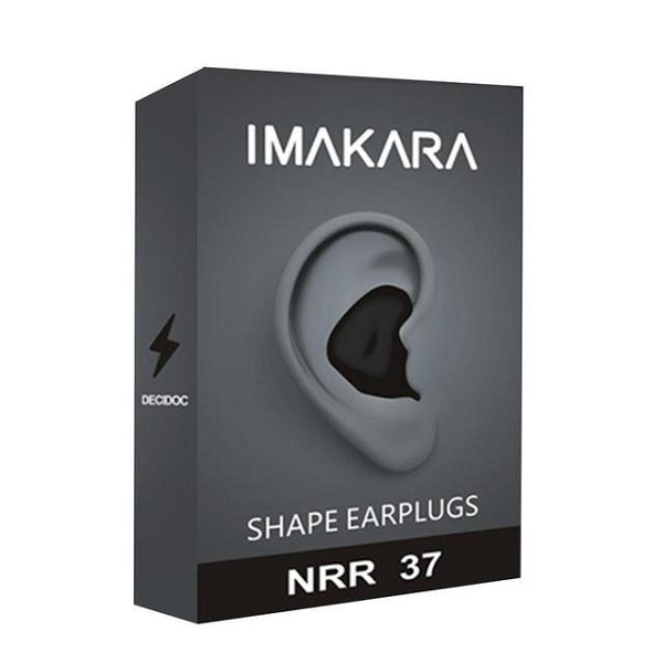 Bouchons d'oreilles en silicone réutilisables pour dormir et nager
