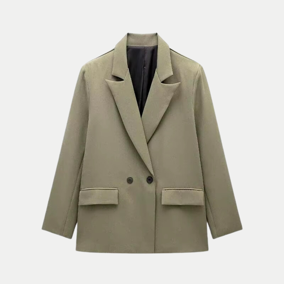 Blazer Femme Croisé Structuré – Élégance Polyvalente