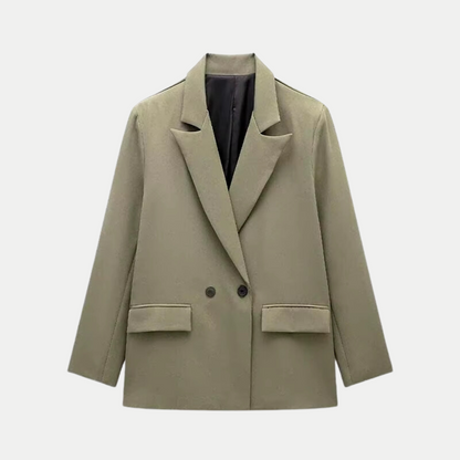Blazer Femme Croisé Structuré – Élégance Polyvalente