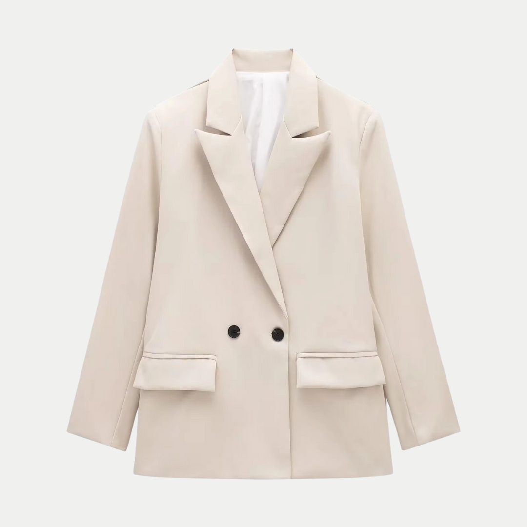 Blazer Femme Croisé Structuré – Élégance Polyvalente