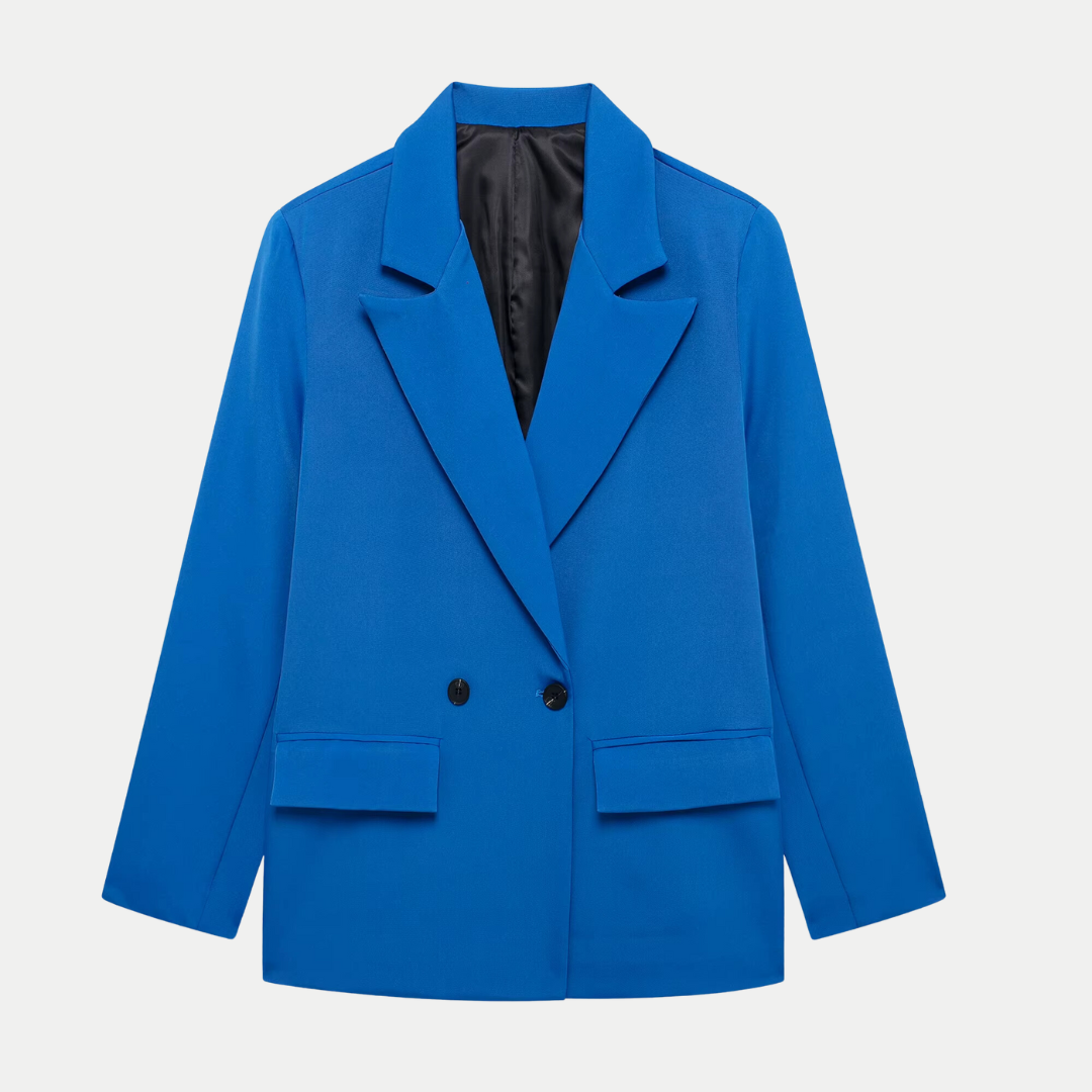 Blazer Femme Croisé Structuré – Élégance Polyvalente