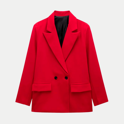 Blazer Femme Croisé Structuré – Élégance Polyvalente