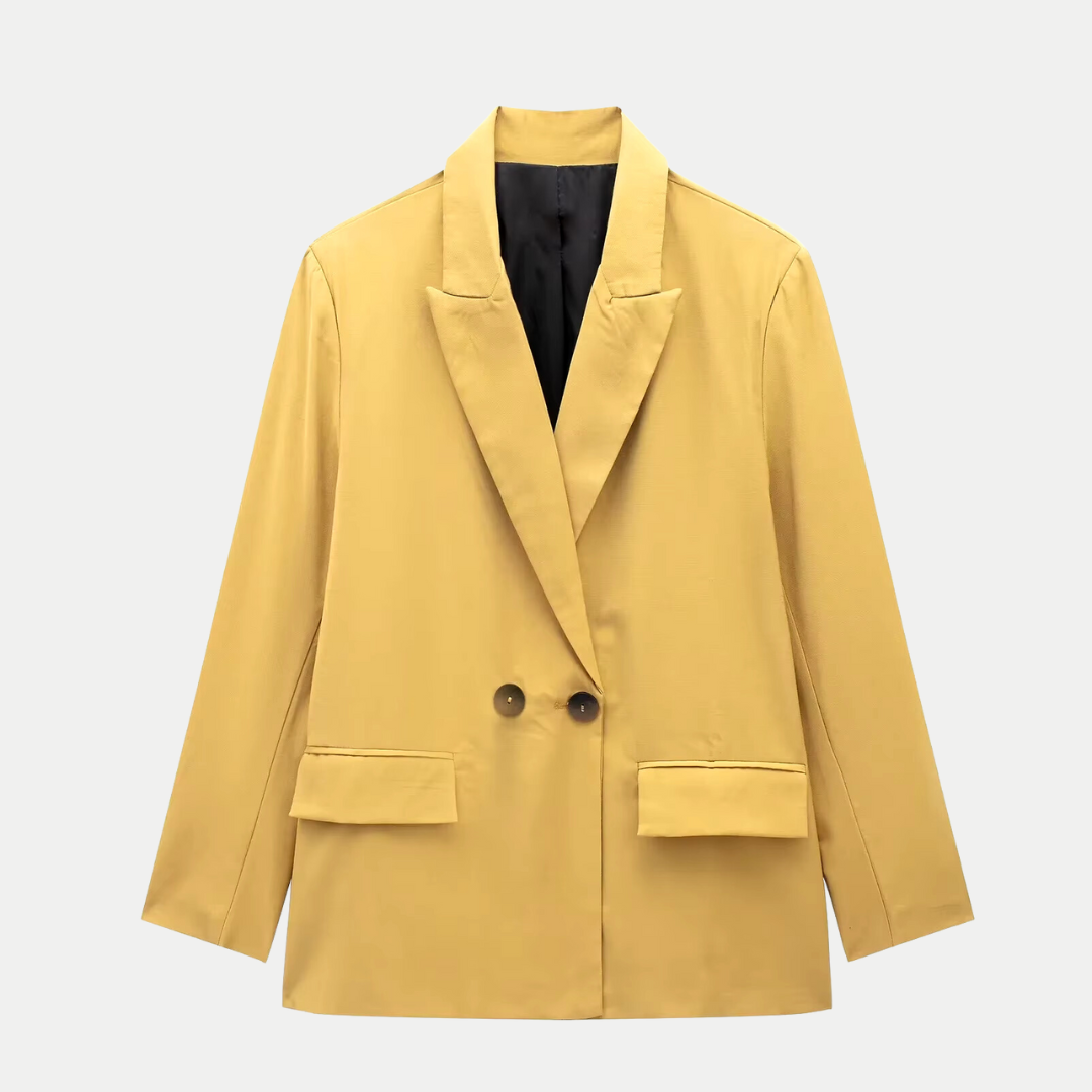 Blazer Femme Croisé Structuré – Élégance Polyvalente