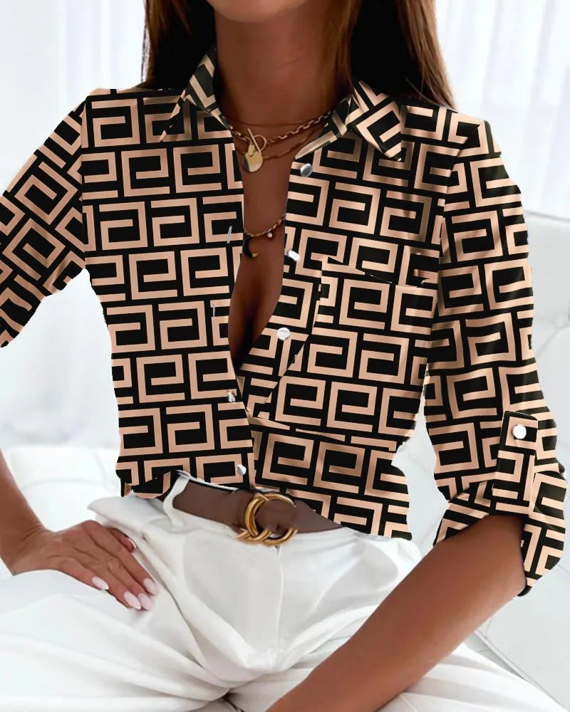Blouse à Rayures Élégante pour Femmes - Style Intemporel