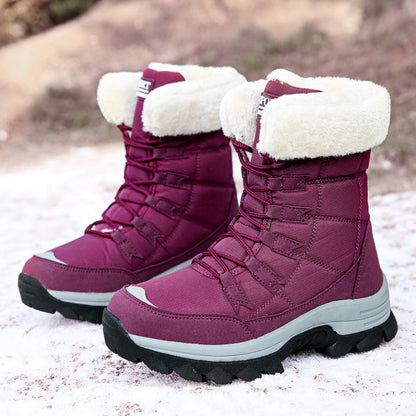 Bottes de Neige Imperméables pour Femmes – Chaleur et Style Hivernal