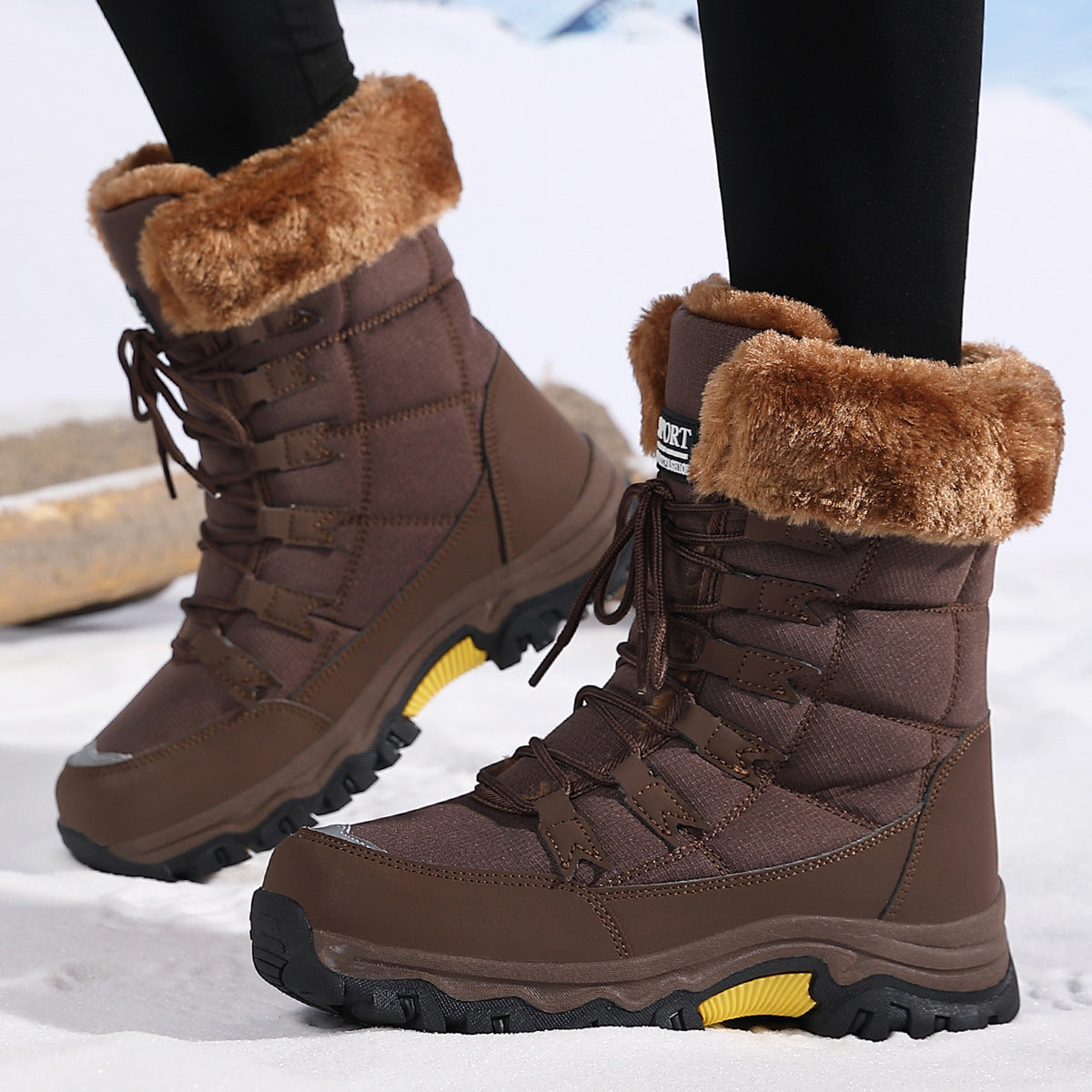 Bottes de Neige Imperméables pour Femmes – Chaleur et Style Hivernal