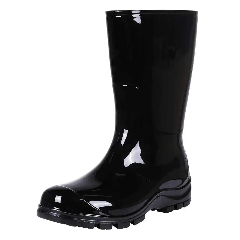Bottes de Pluie Imperméables Élégantes pour Femme