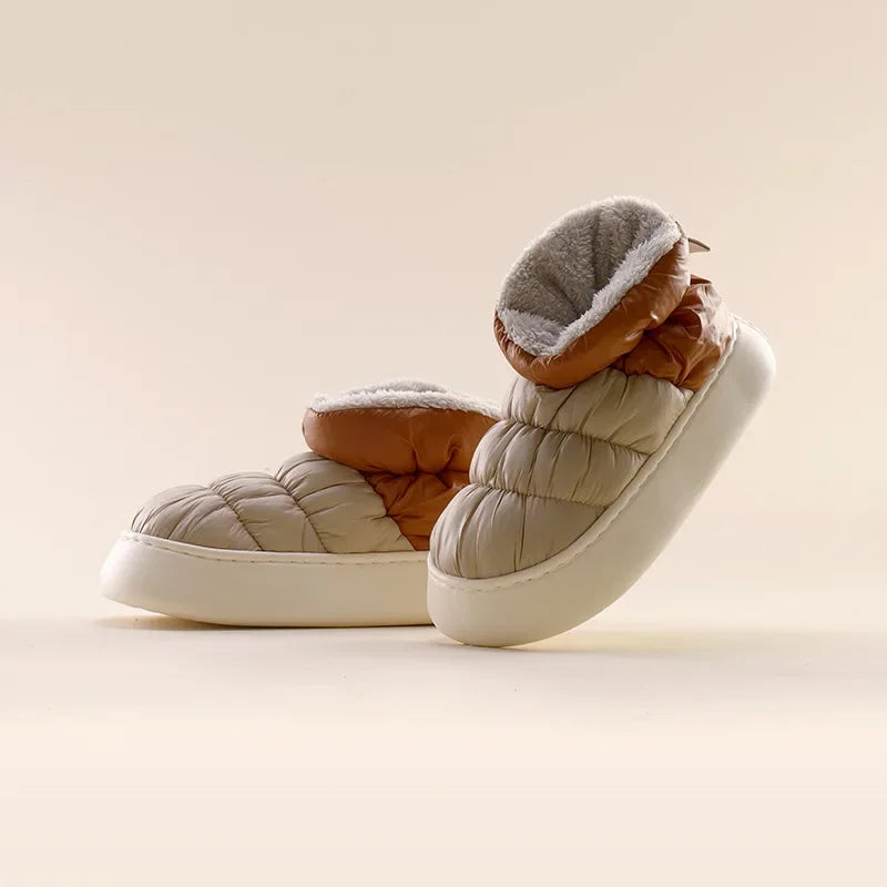 Bottes imperméables chaudes unisexe pour hommes et femmes