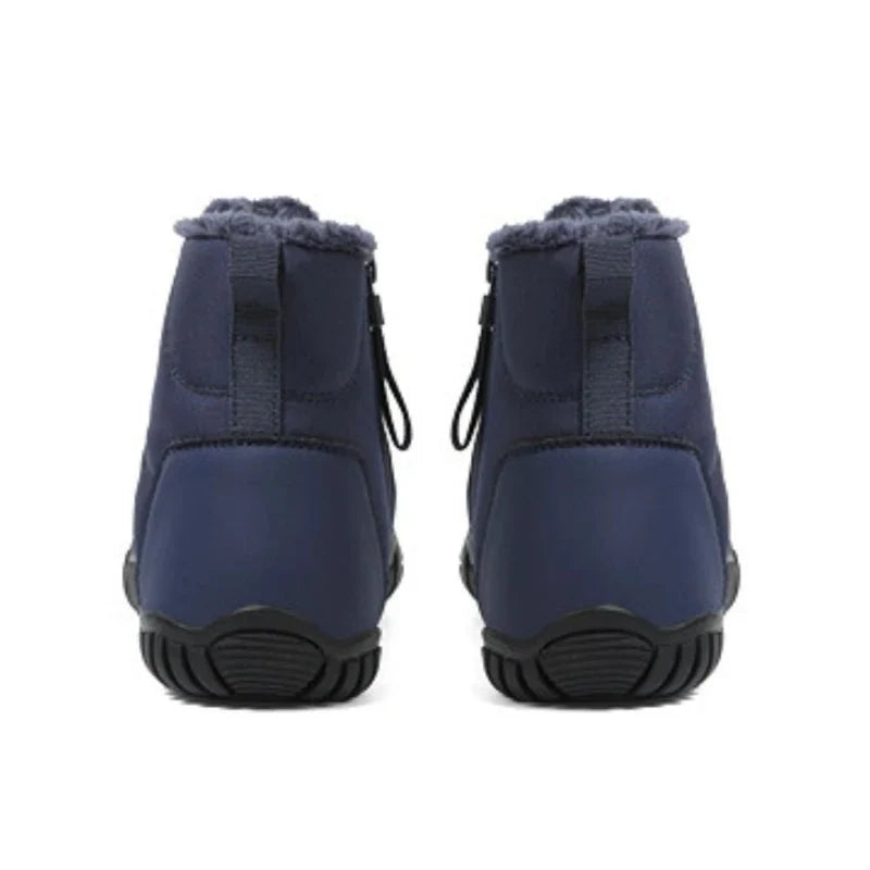 Bottines d'Hiver Chaudes Unisexes – Confort Pieds Nus et Imperméables