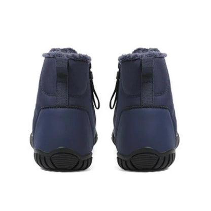 Bottines d'Hiver Chaudes Unisexes – Confort Pieds Nus et Imperméables