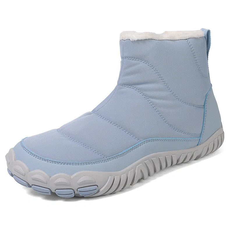 Bottines d'Hiver Chaudes Unisexes – Confort Pieds Nus et Imperméables